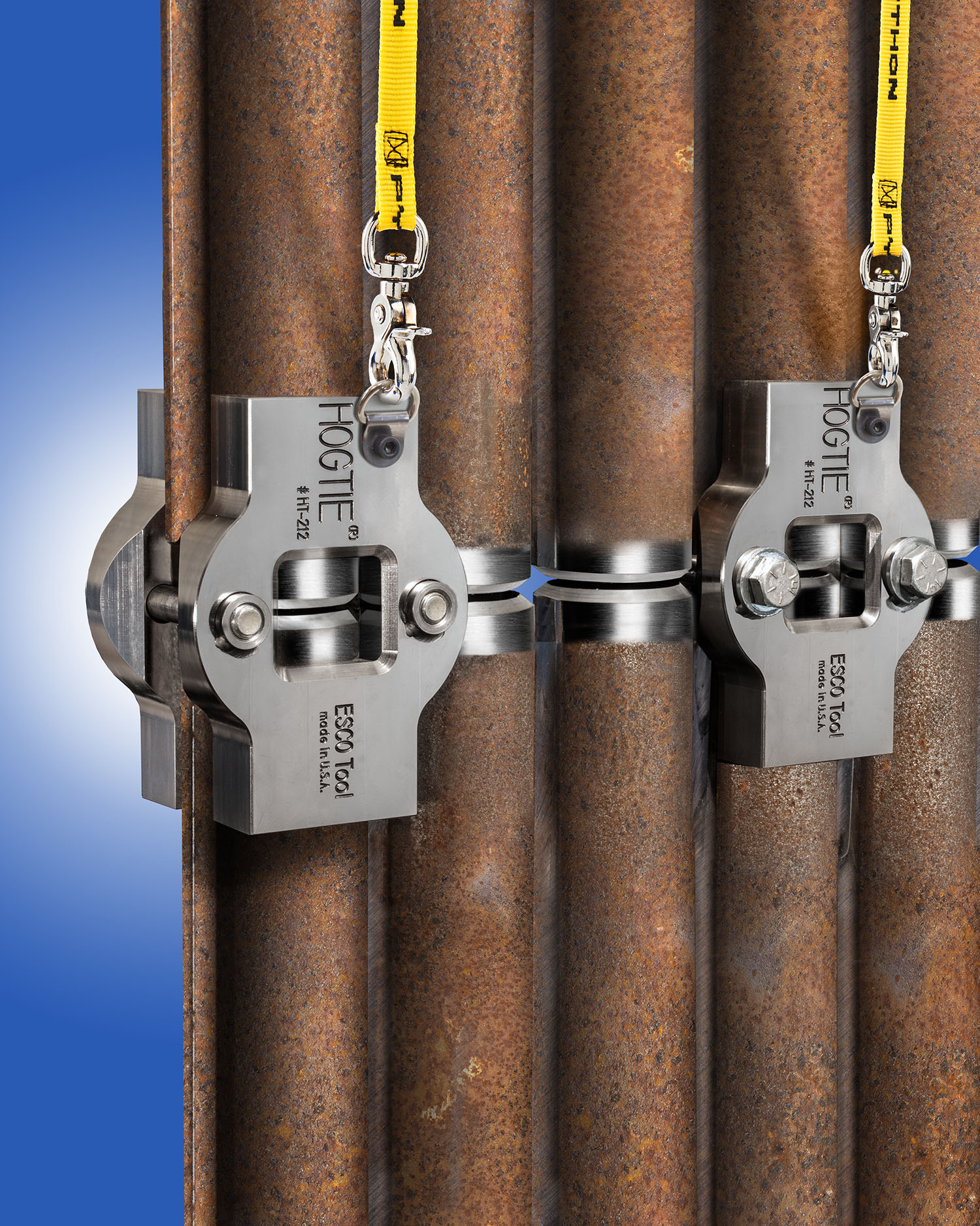 Esco HOG TIE® Boiler Tube Weld Alignment Clamp Assures Proper Gap for